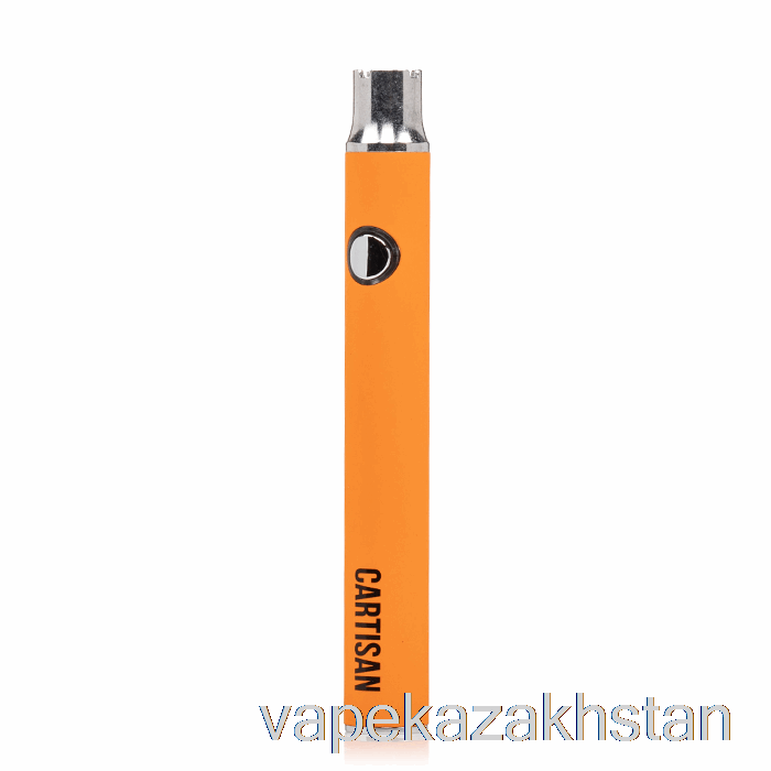 Vape Smoke Cartisan Button VV 350 510 Battery Orange